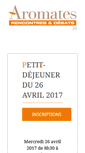 Mobile Screenshot of convergencemedias.aromates.fr